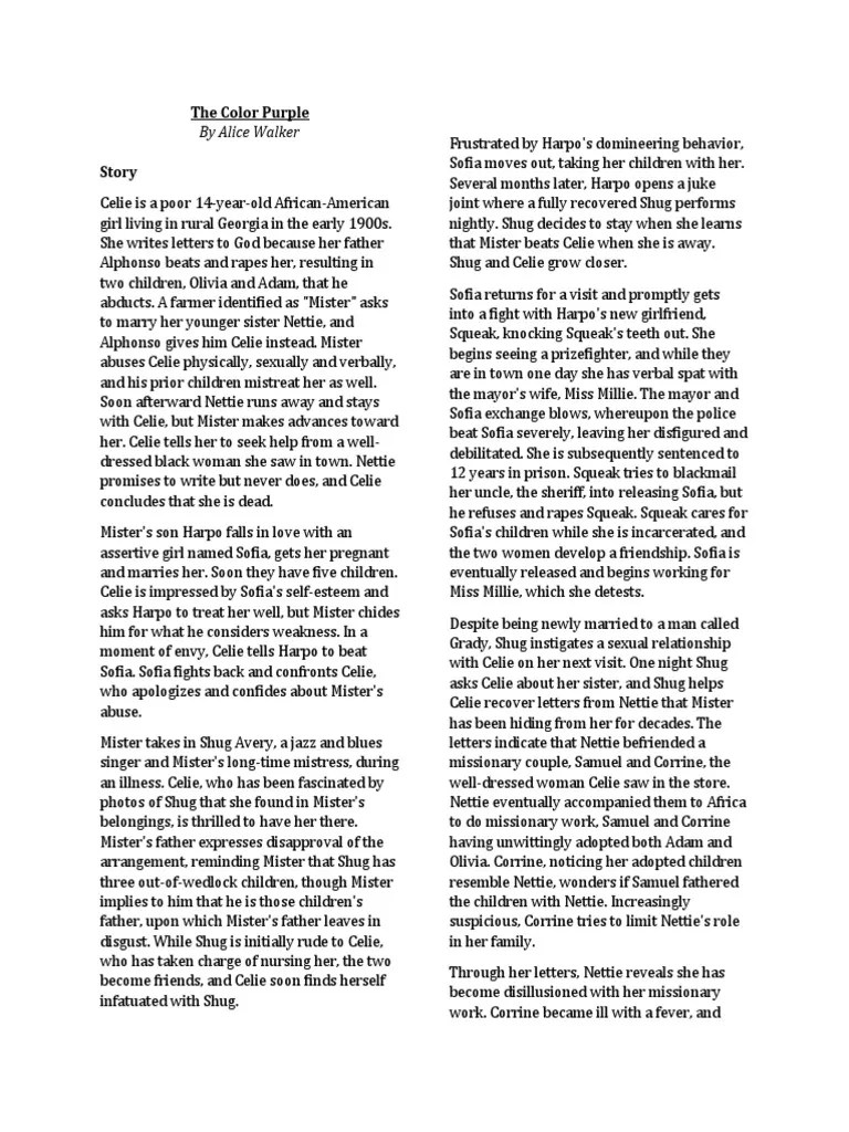 The Color Purple PDF