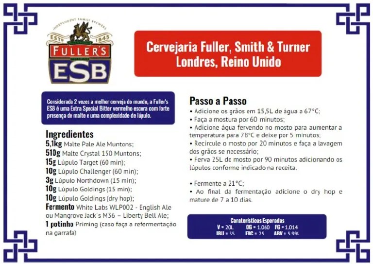 6 Receitas Famosas ESB Fullers PDF