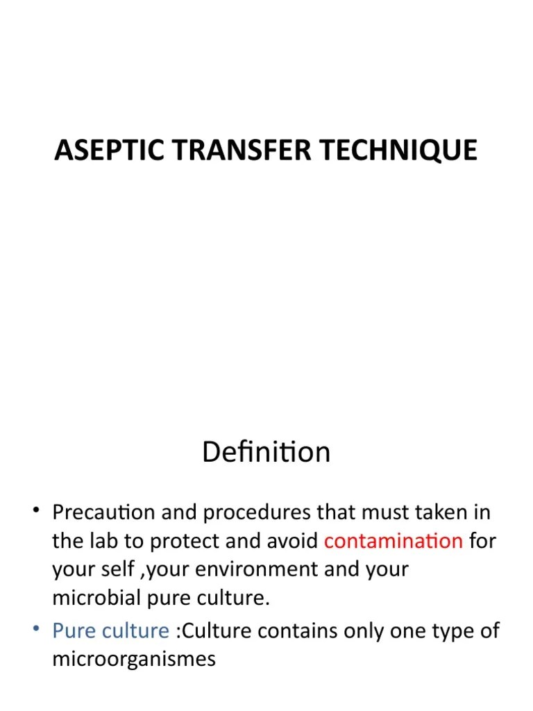 Lab 2Aseptic Technique PDF