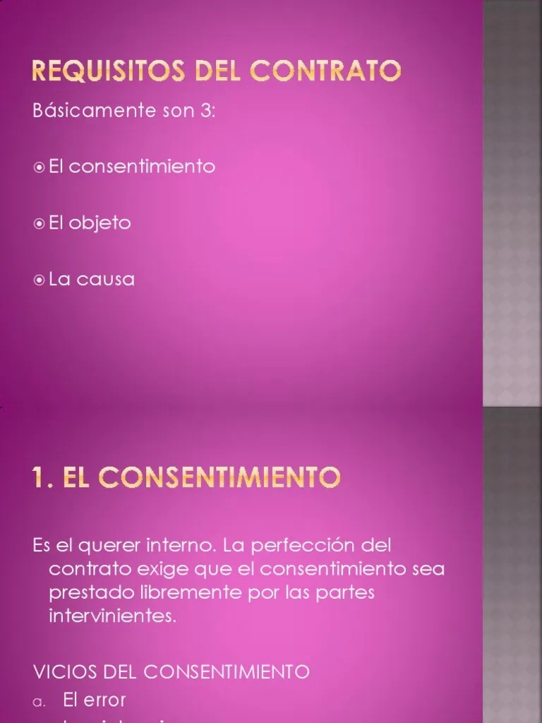 Diapositivas de Tipos de Contrato