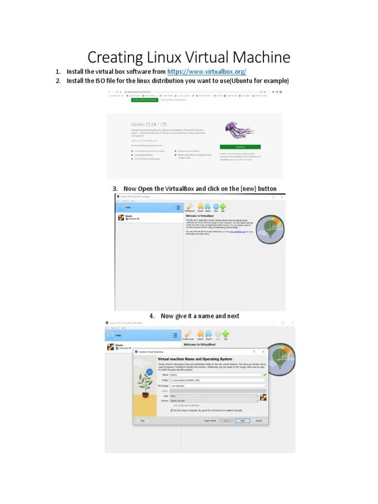 Creating Linux Virtual Machine PDF