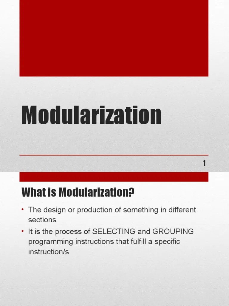 Coupling and Cohesion PDF Parameter Programming