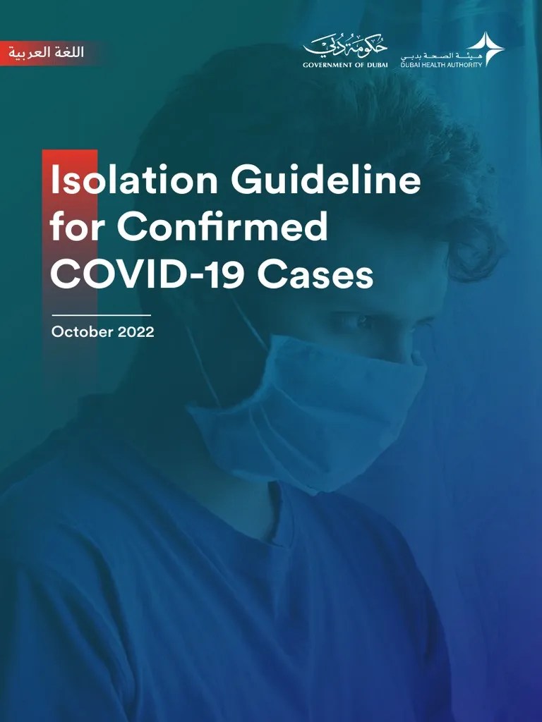 Isolation Guideline For Confirmed Cases202235461 PDF Chronic