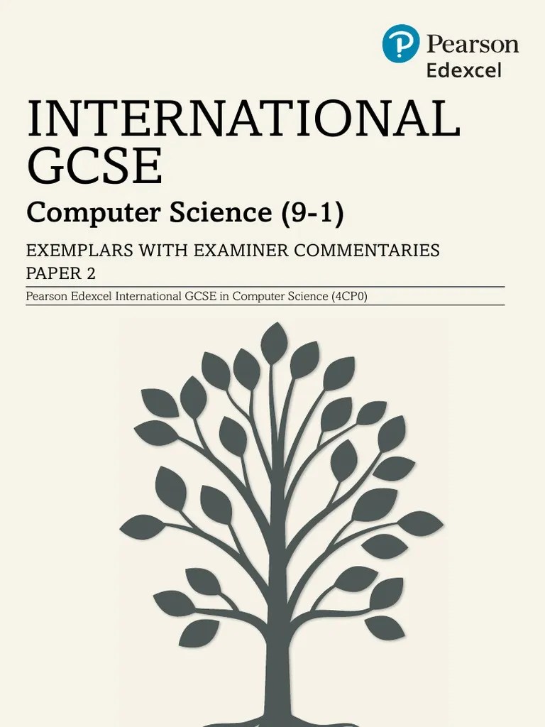 IG Computer Science Paper 2 Exemplar Responses PDF