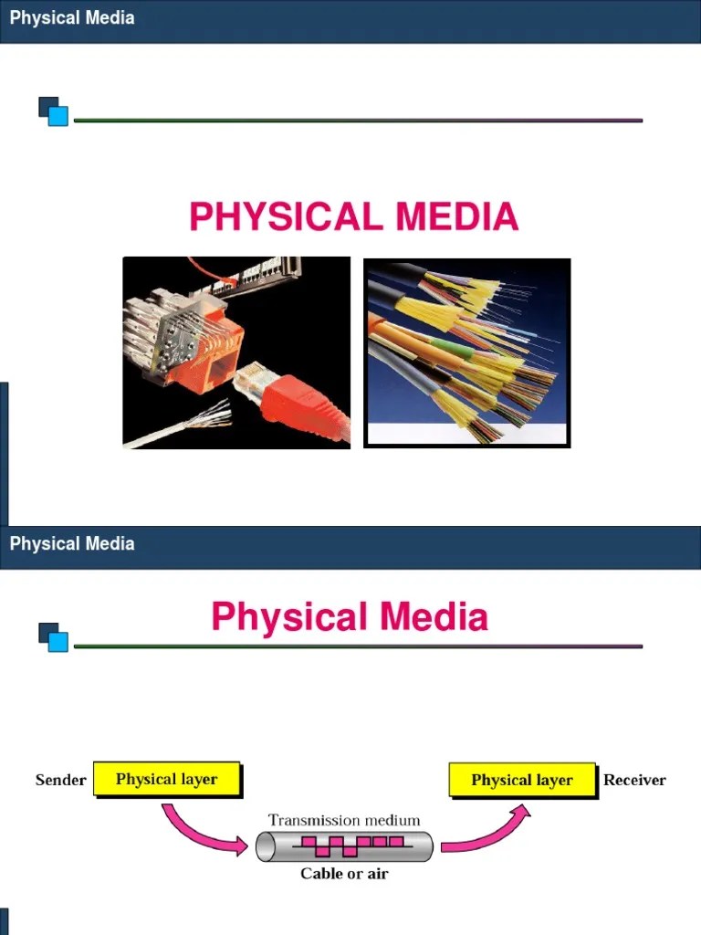 Transmission Media PDF Transmission Medium Optical Fiber