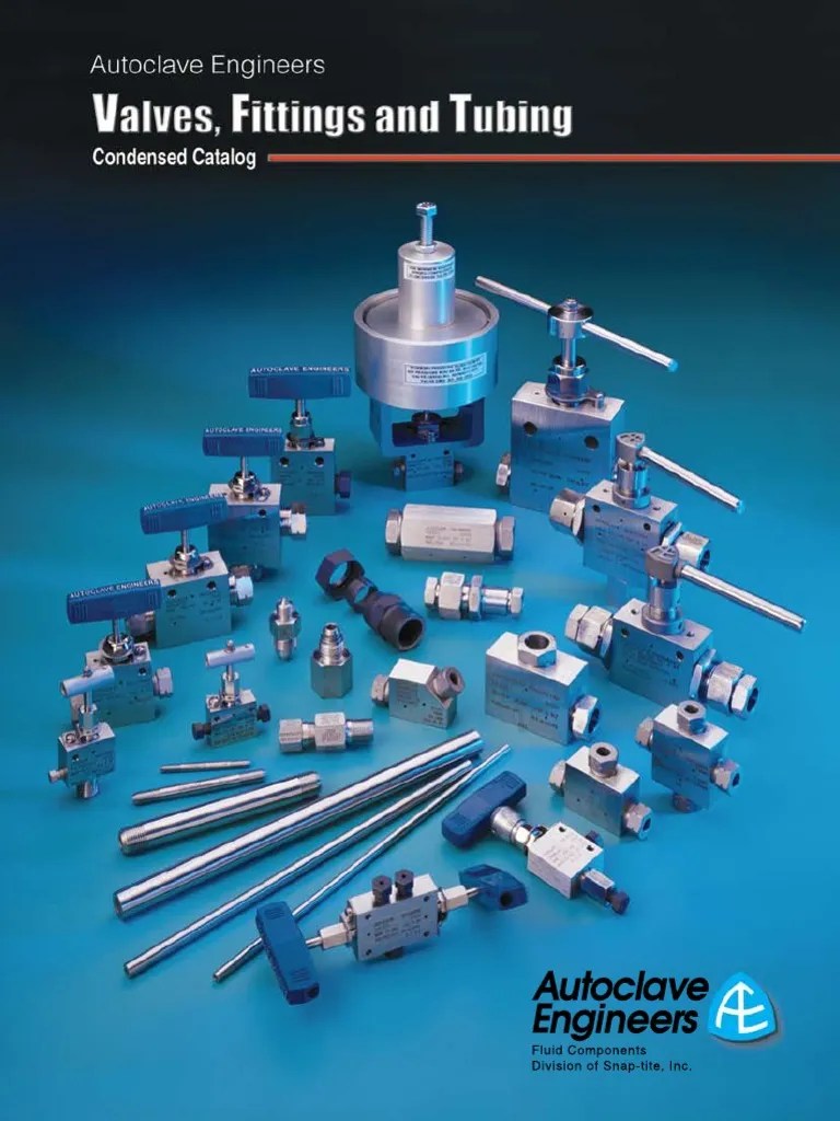 Autoclave Engineers _ Valves Fittings and Tubing _ Condensed Catalog