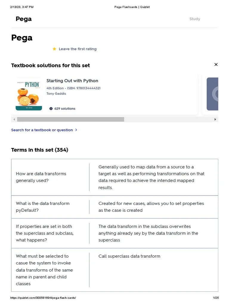 Pega CSSA PDF Class Programming) Application Software