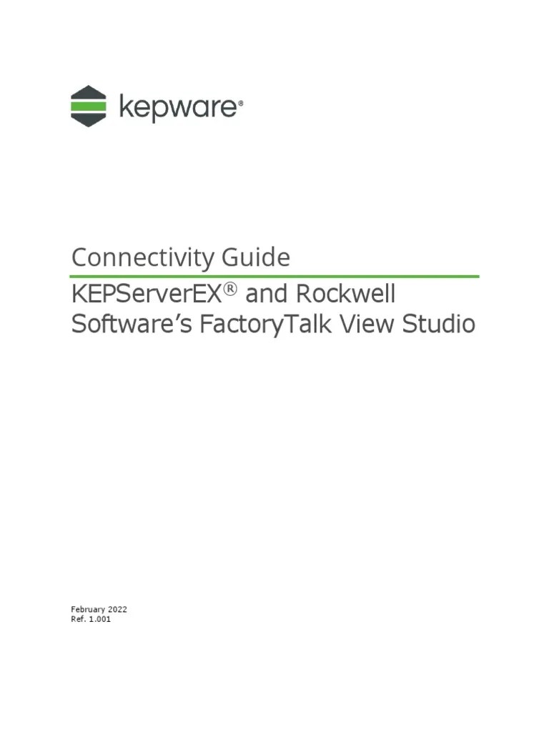 FactoryTalk_View_Connectivity_Guide KeepServer OPC | PDF | Server
