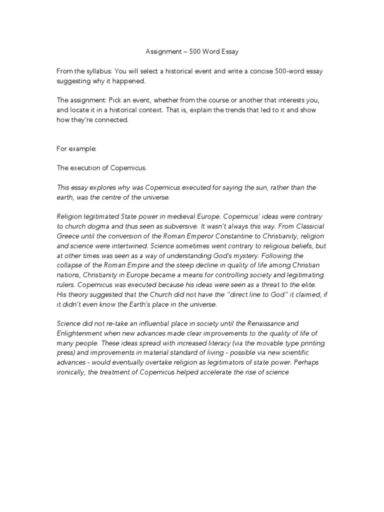 Assignment+E28093+500+Word+Essay PDF