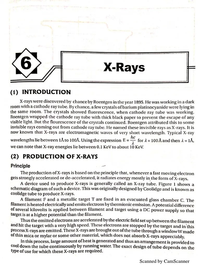 CH 6 XRays PDF