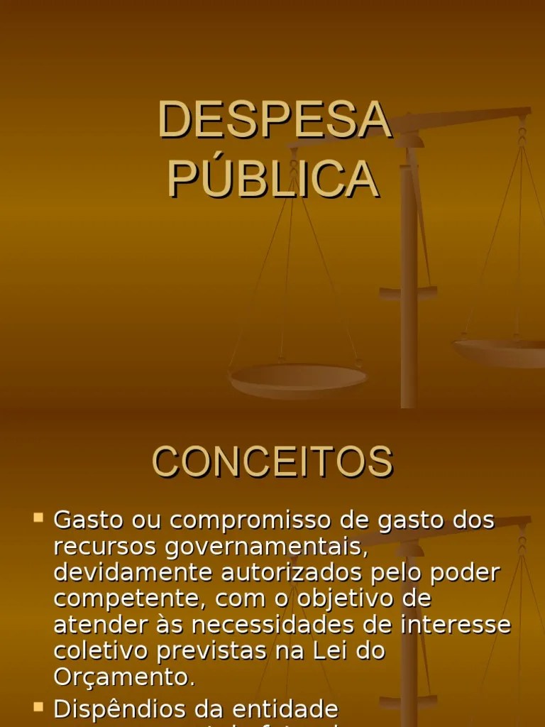 Despesa Pública PDF Economias Business