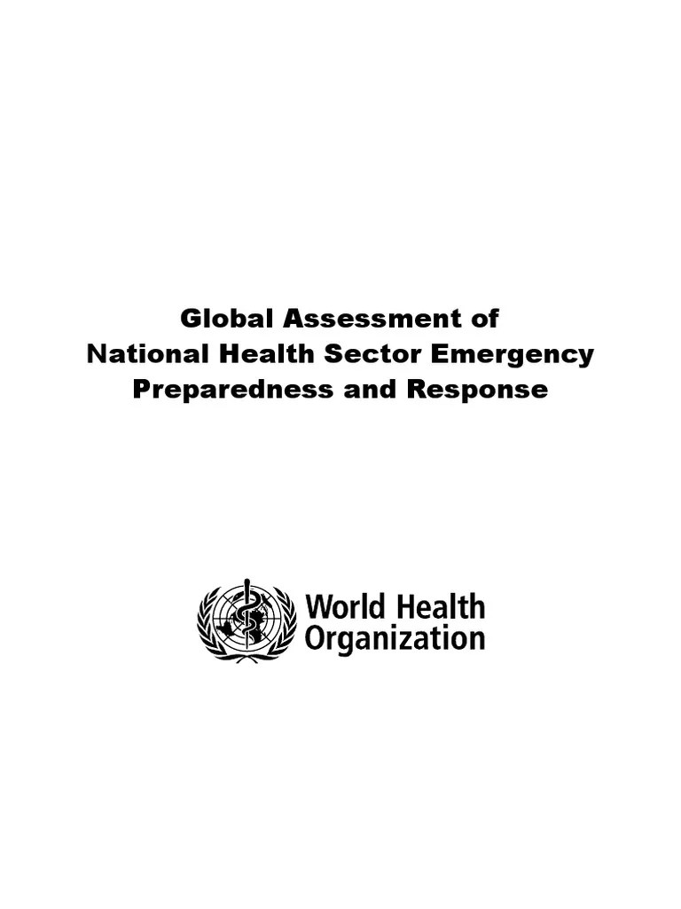 Global Assessment of National Health Sector Emergency Preparedness and