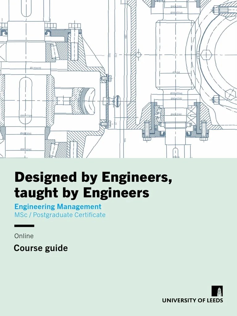 Leeds Engineering Management Course Guide PDF Postgraduate