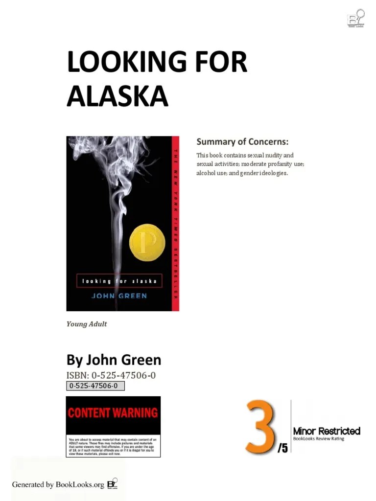 Looking For Alaska Book Looks PDF