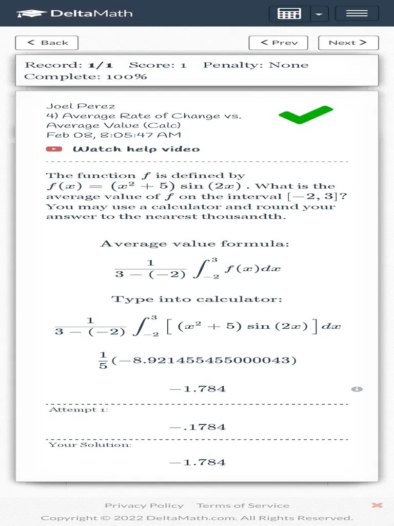 Delta Math | PDF