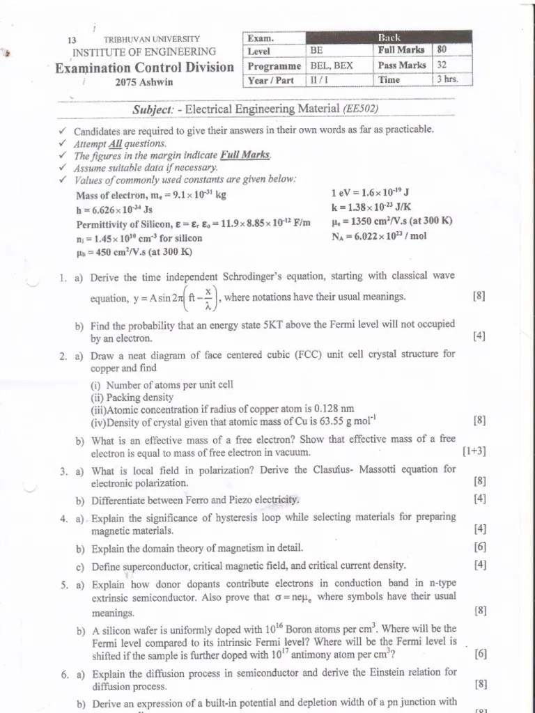 Electrical Engineering Material PDF PDF