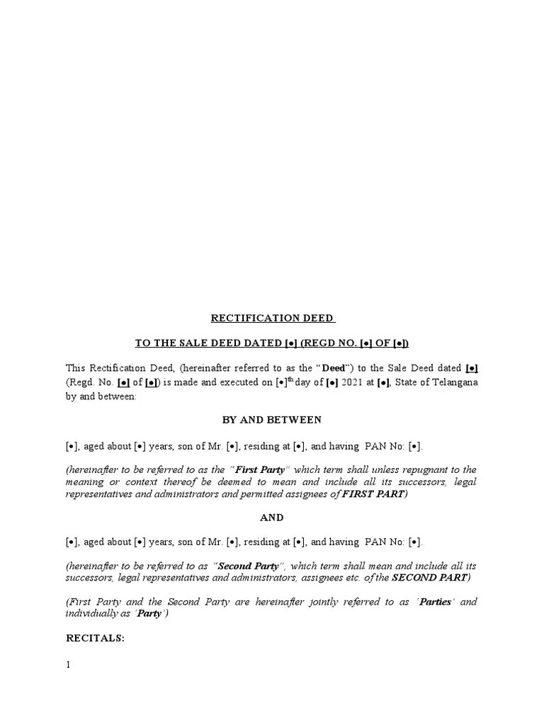 Rectification Deed To The Sale Deed 17102021 PDF