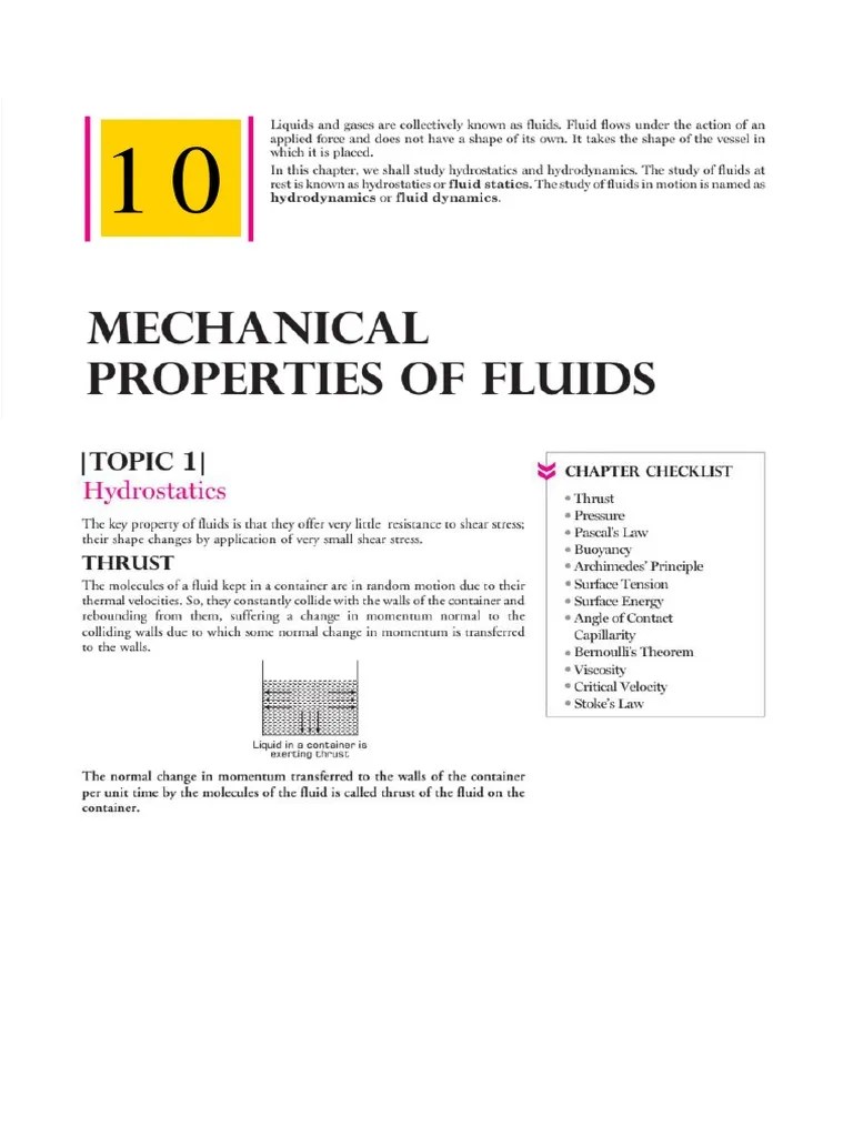 10.mechanical Properties of Fluid PDF