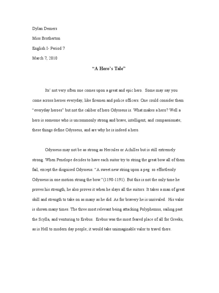 Is Odysseus a Hero Essay Odysseus Penelope