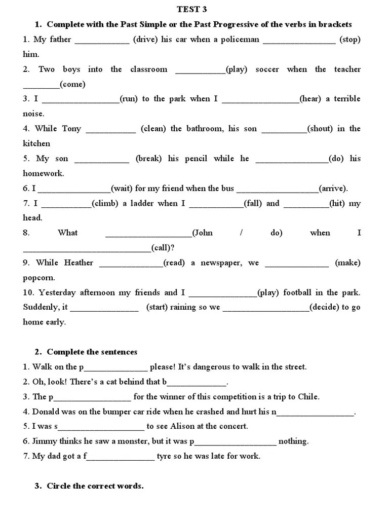 TEST 3 Full Blast 2 PDF