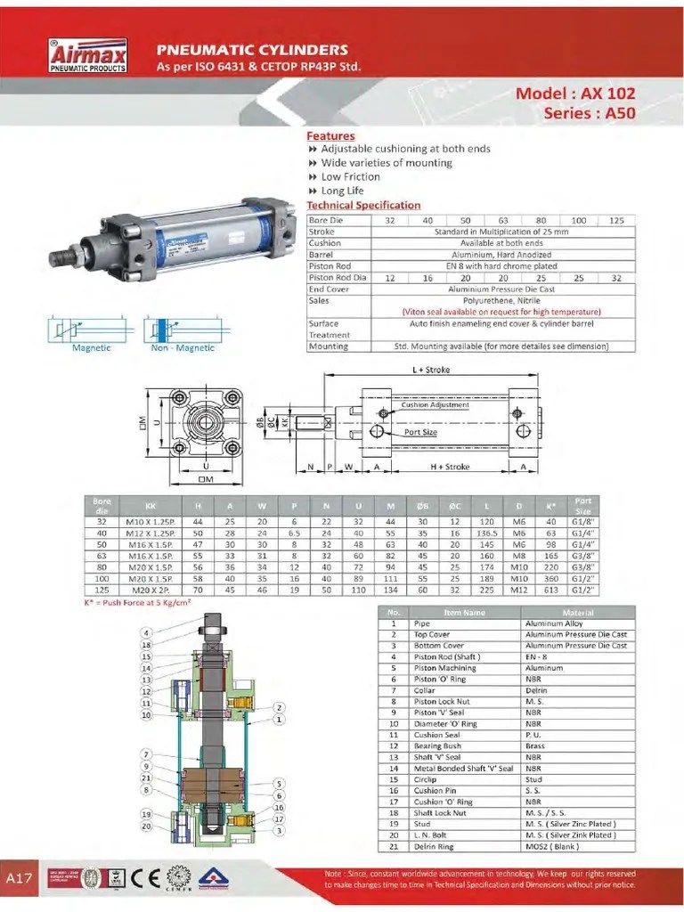 Pneumatic Air Cylinder PDF