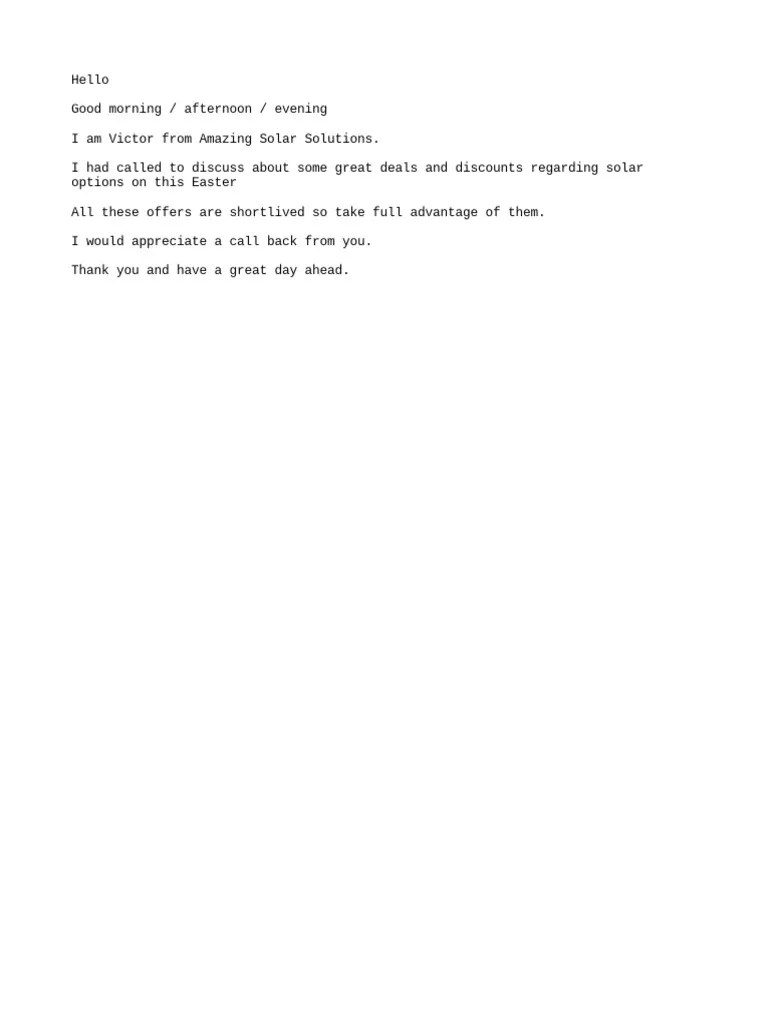 Voicemail Pitch PDF