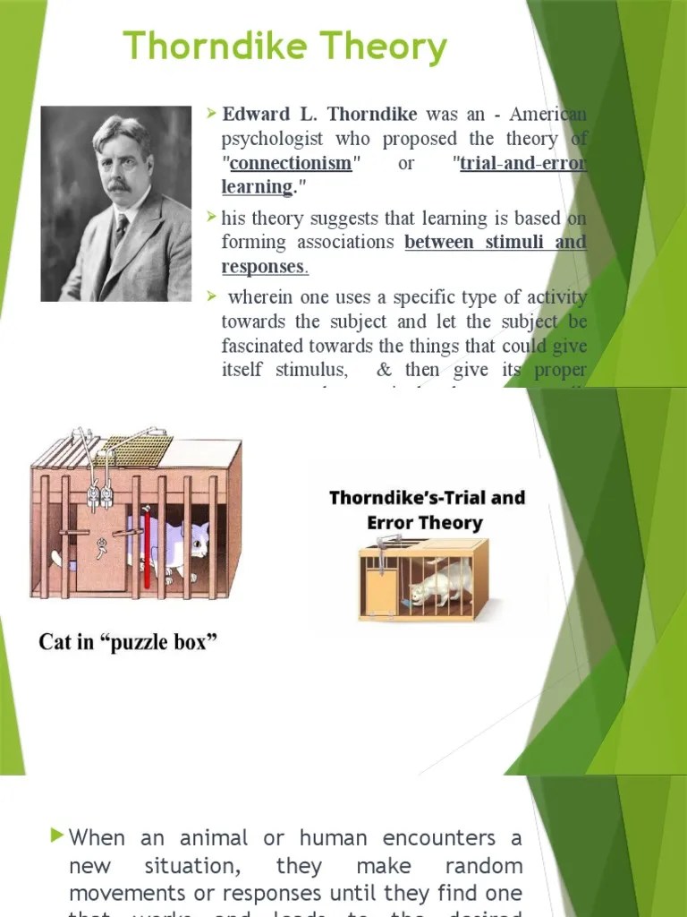 Thorndike Theory PDF