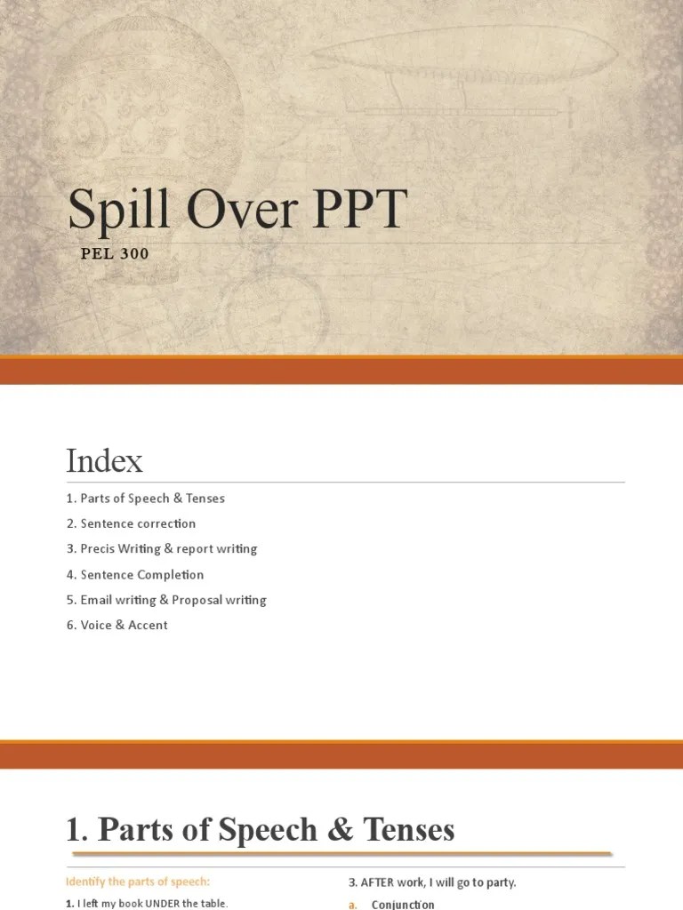 Spill Over PDF Part Of Speech Stress (Linguistics)