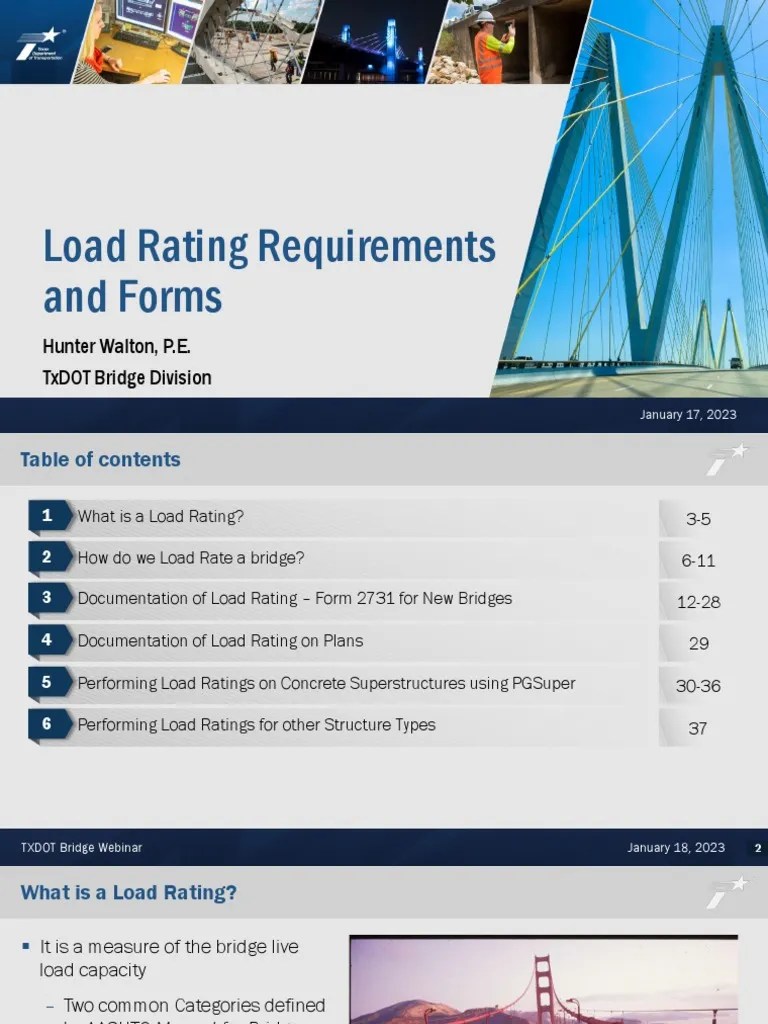 Load Ratings PDF Prestressed Concrete Bridge