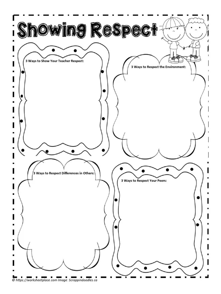 Respect Worksheet 3 PDF