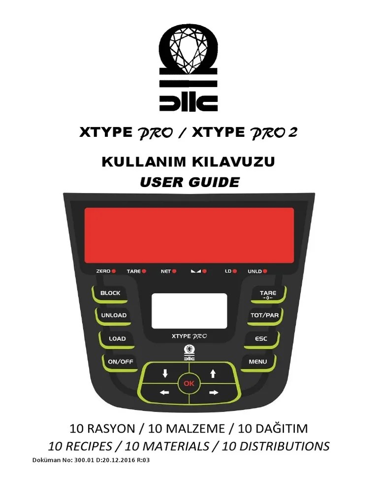 Weighing Scale Manual | PDF