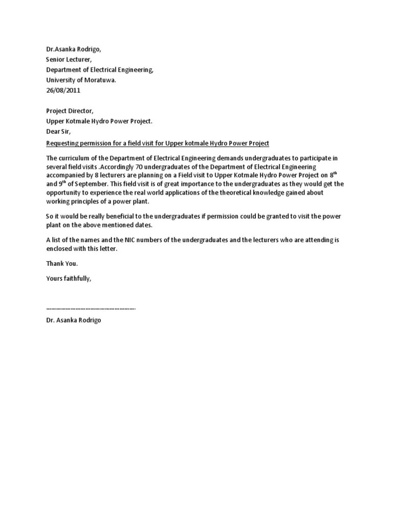 Sample Permission Letter Smart Letters vrogue.co