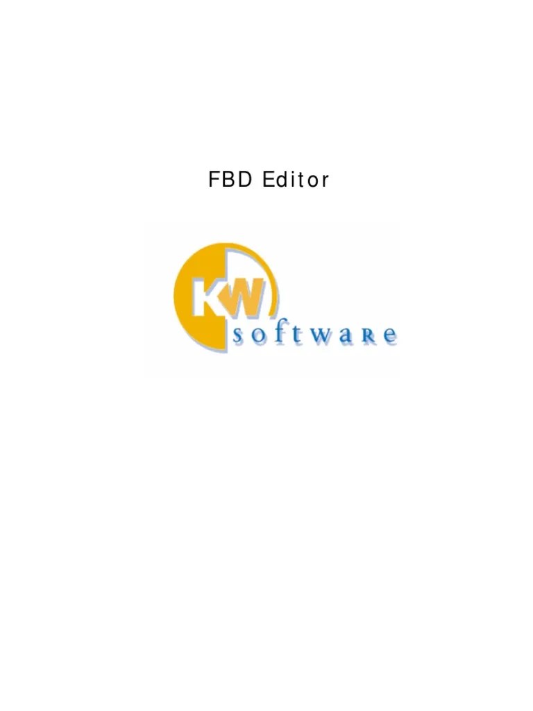 FBD Editor | PDF | Scope (Computer Science) | Menu (Computing)