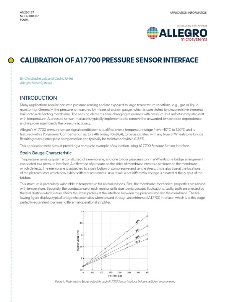 AN296197 Pressure Sensor Calibration PDF