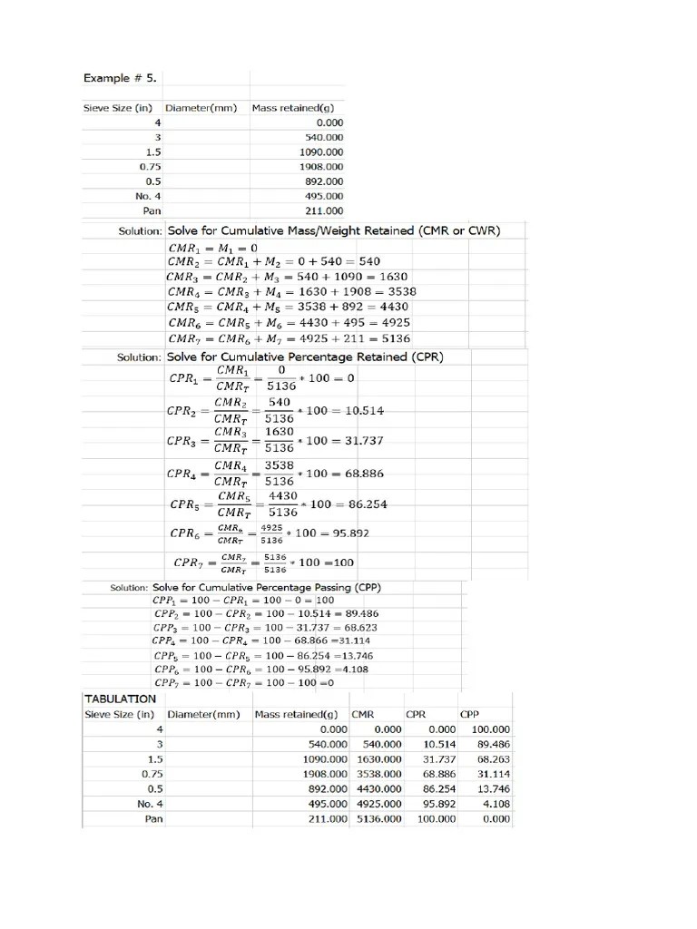 SIEVEANALYSISEXAMPLE PDF