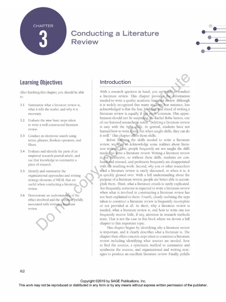 Conducting A Literature Review PDF