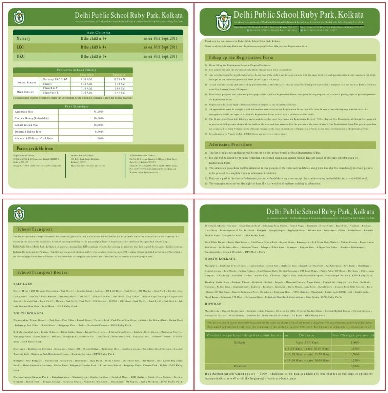 DPS Forms & Rules Kolkata Transport