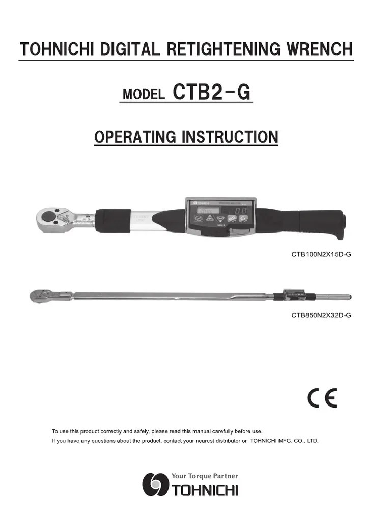 Manual CTB2 G | PDF