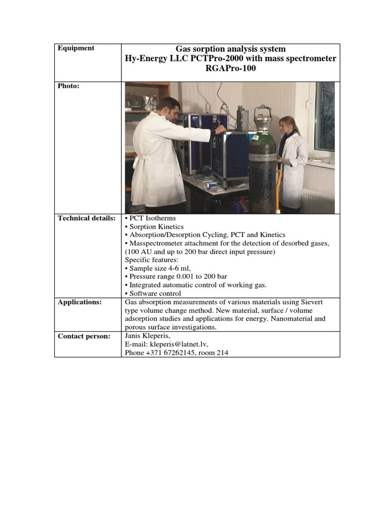 Gas Sorption Analysis System PDF