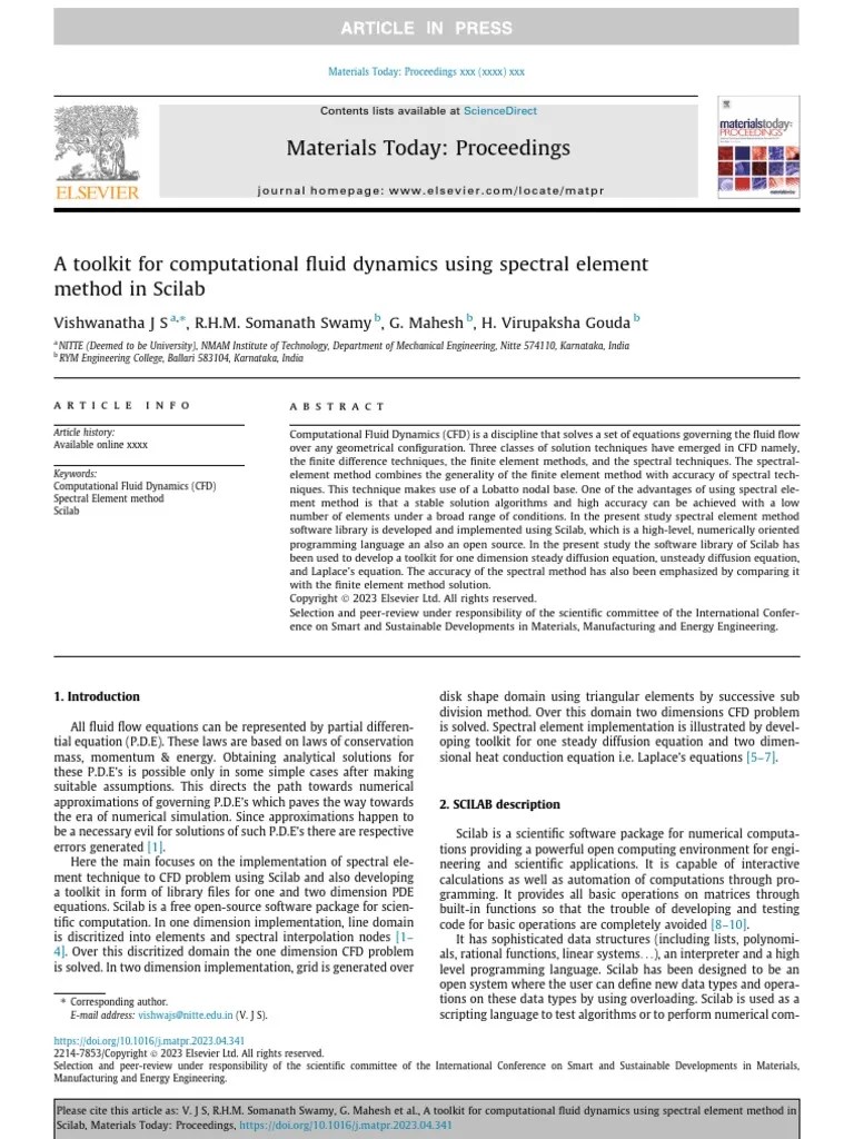 A Toolkit For Computational Fluid Dynamics Using Spectral Element
