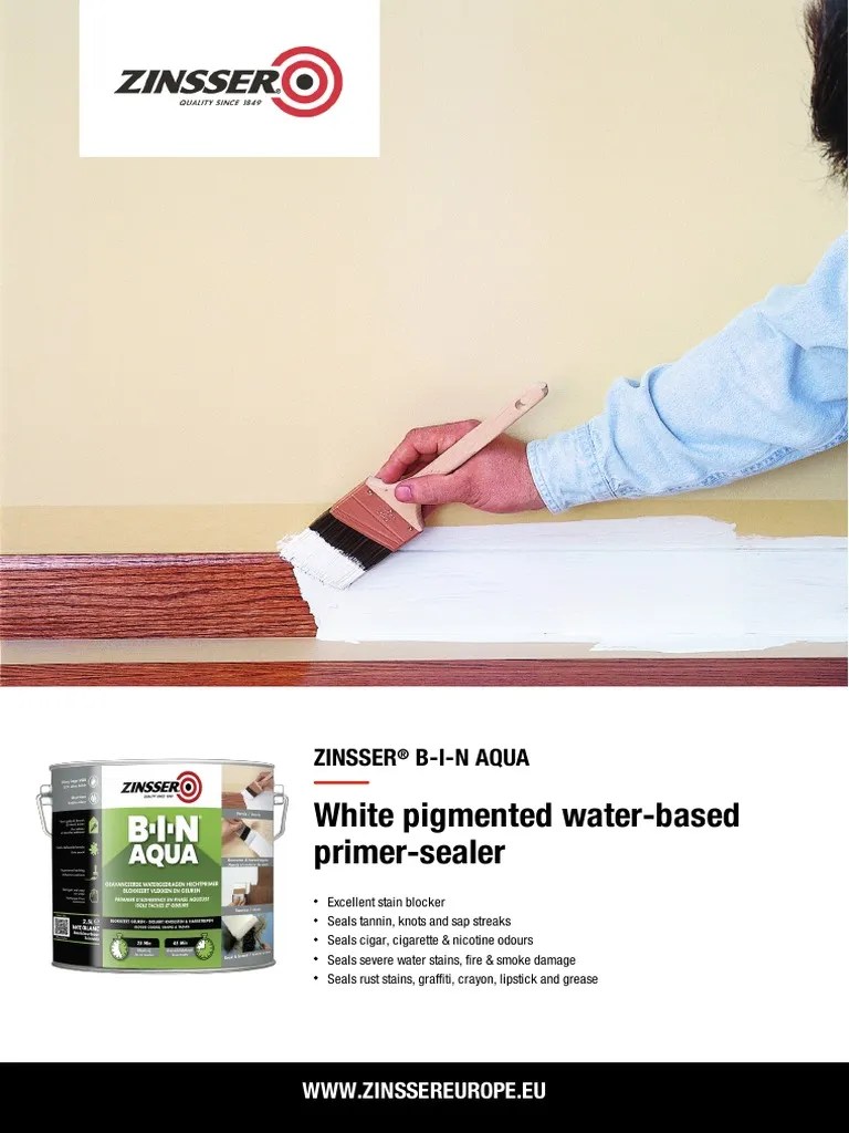 Datasheet Zinsser Bin Aqua en PDF