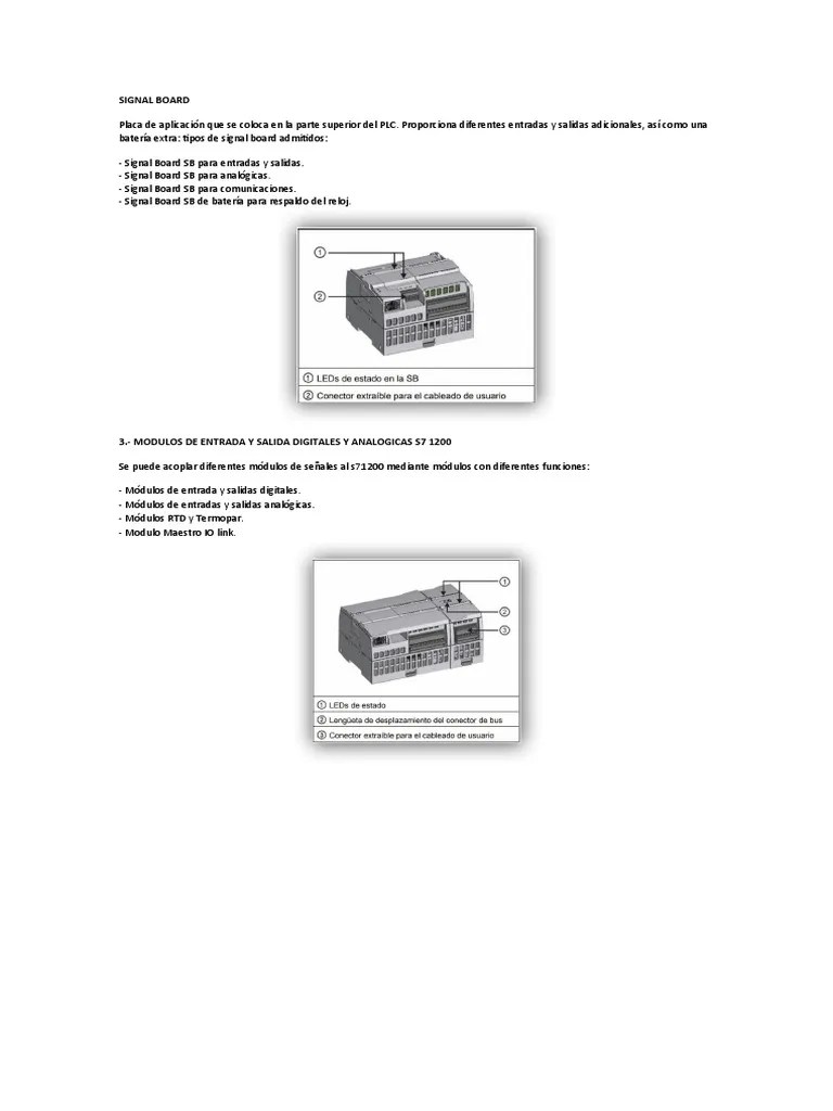 Signal Board PLC PDF