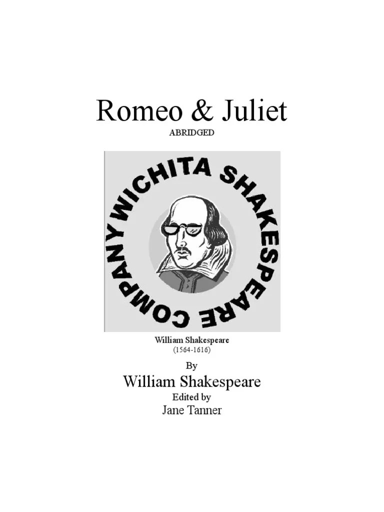 RomeoJuliet Dir PDF Characters In Romeo And Juliet Literary Characters