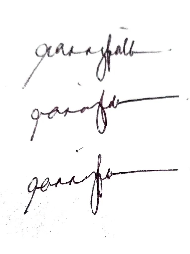 3 Specimen Signature PDF