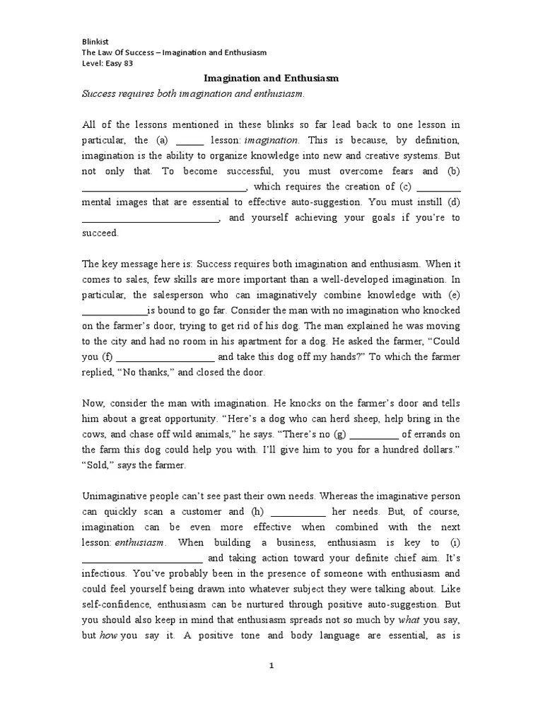 Easy83 Imagination and Enthusiasm PDF Imagination Metaphysics