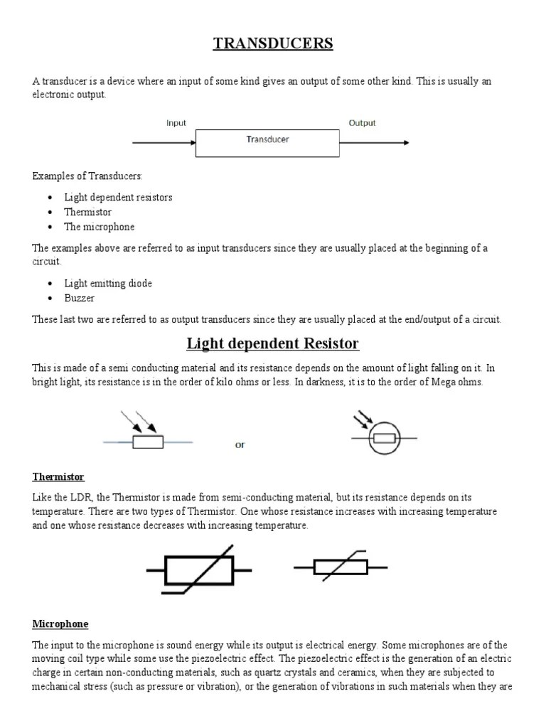 TRANSDUCERS PDF