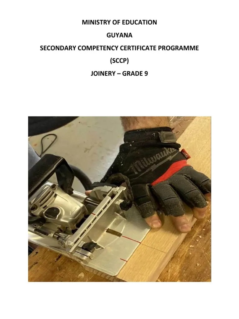 SCCP Joinery Module Grade 9 PDF