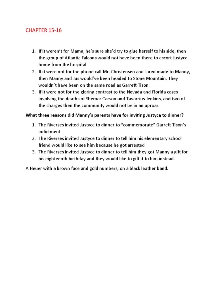 Dear Martin CHAPTER 1516 PDF