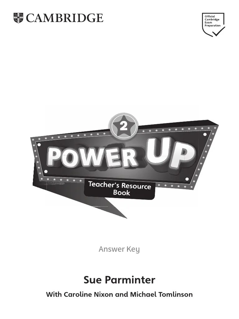 Power Up Power Up TRB2 Answer Key Answer Key | PDF