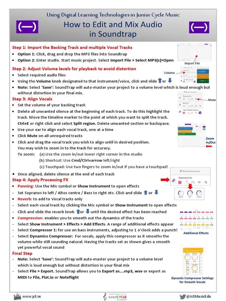 Edit & MixAudio SOUNDTRAP PDF